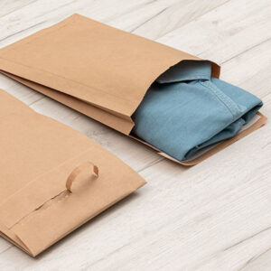 Plic din hartie kraft 100gr, 5 dimensiuni disponibile - 18x42+10+flap - 50 buc.
