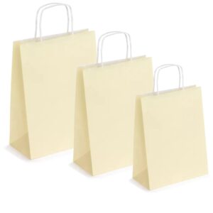Pungi albe 32x12x41cm, colorate 100% crem - 32x12x41 - 100 buc.